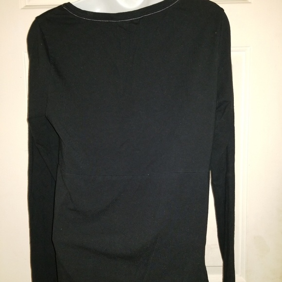 Soma Blue Button Down Sleep Shirt PJ's - Picture 5 of 8